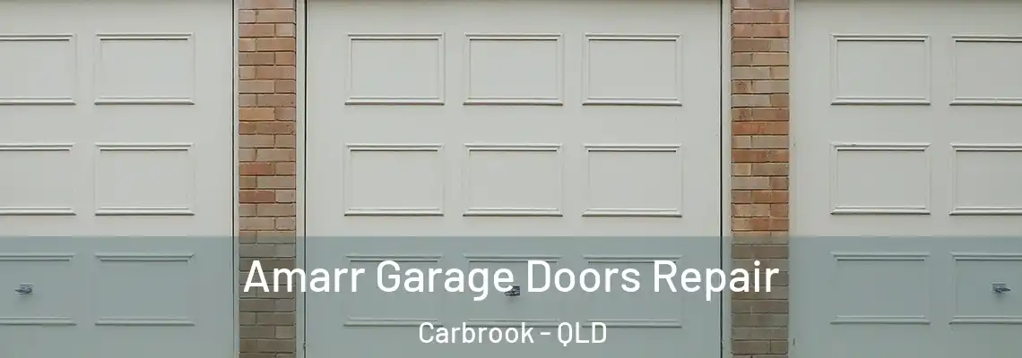 Amarr Garage Doors Repair Carbrook - QLD