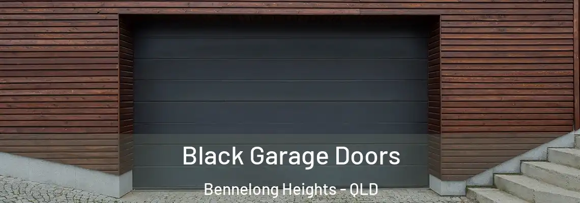  Black Garage Doors Bennelong Heights - QLD