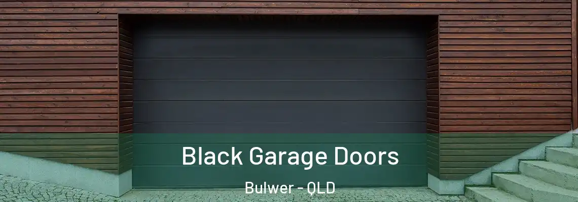  Black Garage Doors Bulwer - QLD