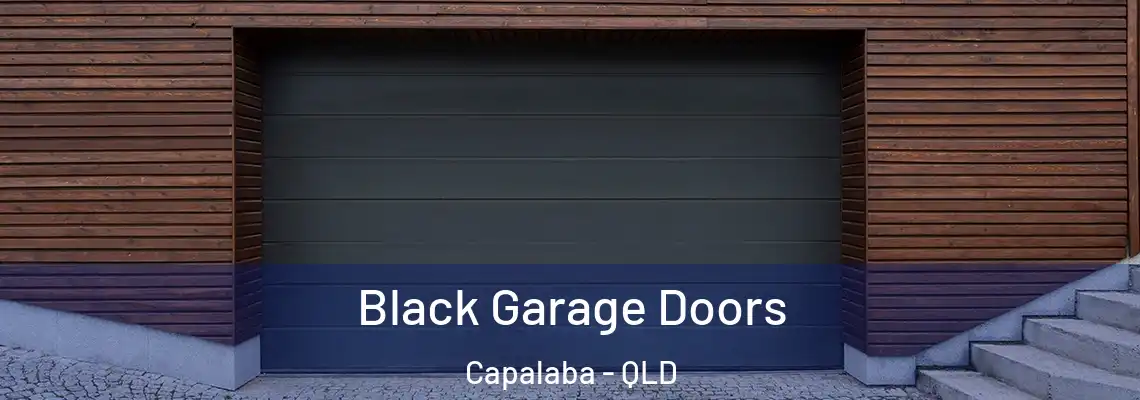  Black Garage Doors Capalaba - QLD