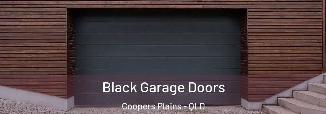 Black Garage Doors Coopers Plains - QLD