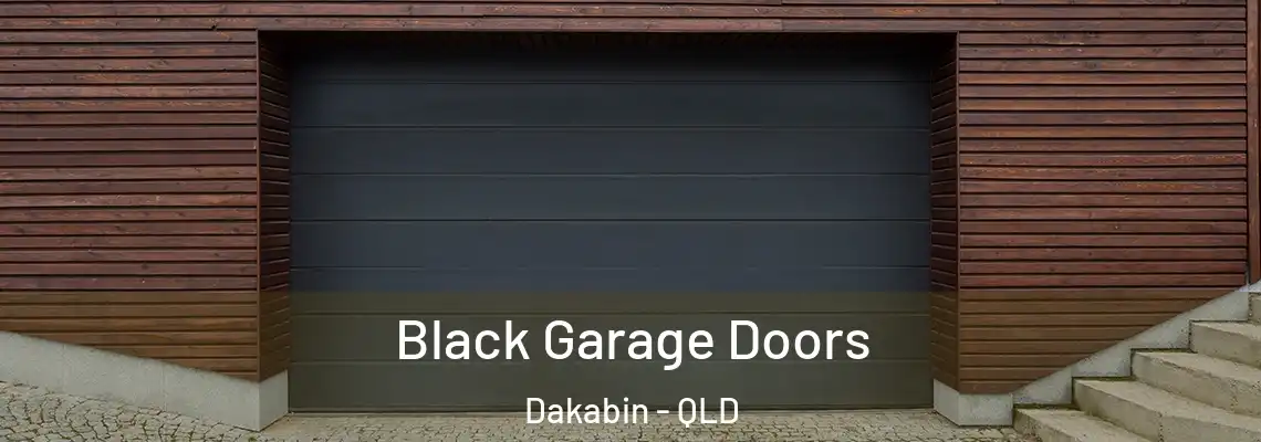  Black Garage Doors Dakabin - QLD