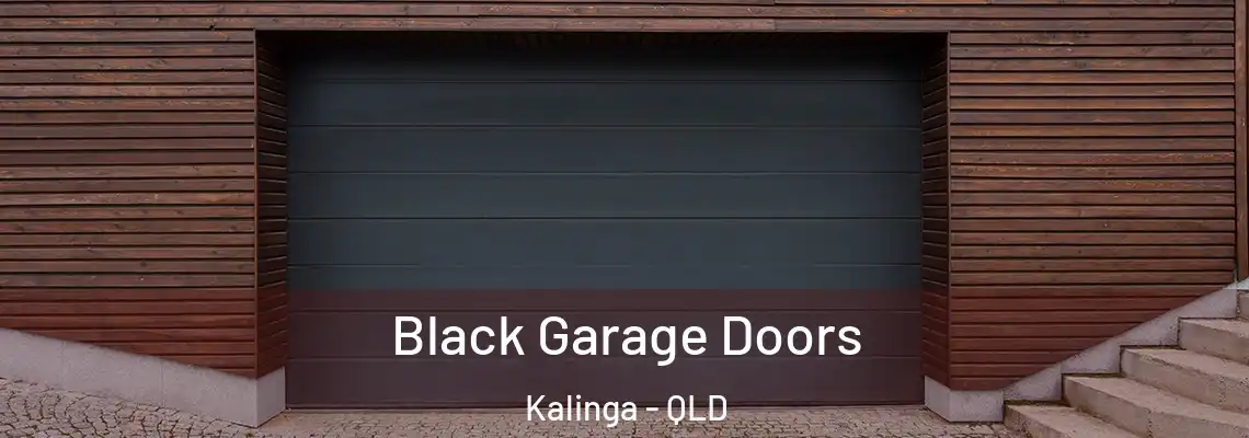  Black Garage Doors Kalinga - QLD