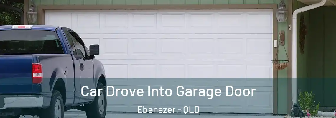 Car Drove Into Garage Door Ebenezer - QLD