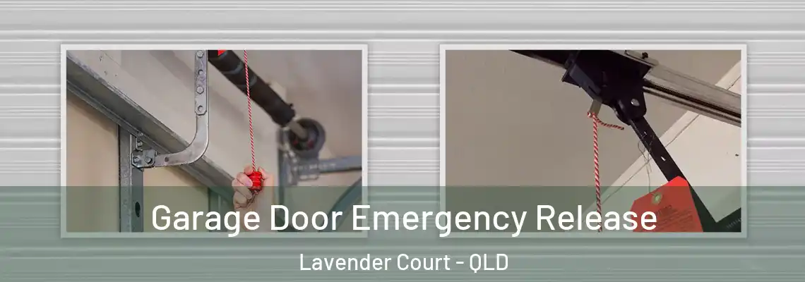  Garage Door Emergency Release Lavender Court - QLD