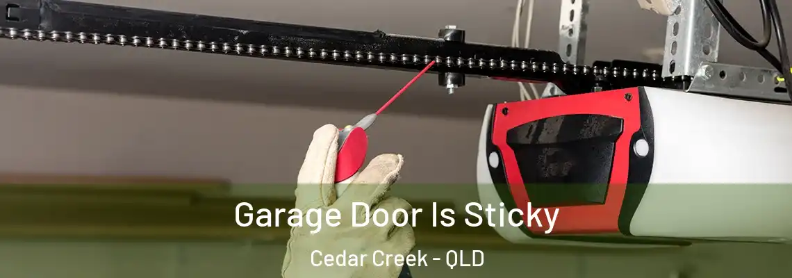  Garage Door Is Sticky Cedar Creek - QLD