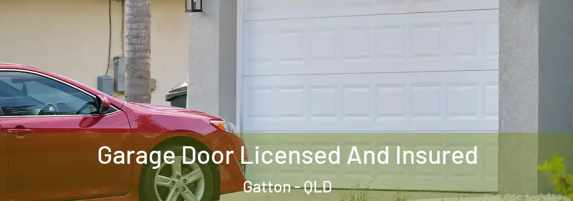 Garage Door Licensed And Insured Gatton - QLD