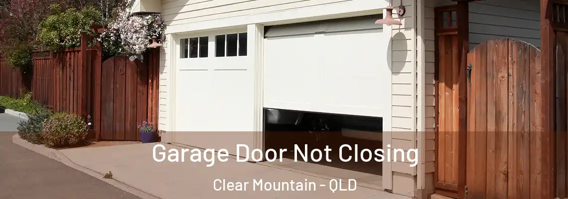 Garage Door Not Closing Clear Mountain - QLD