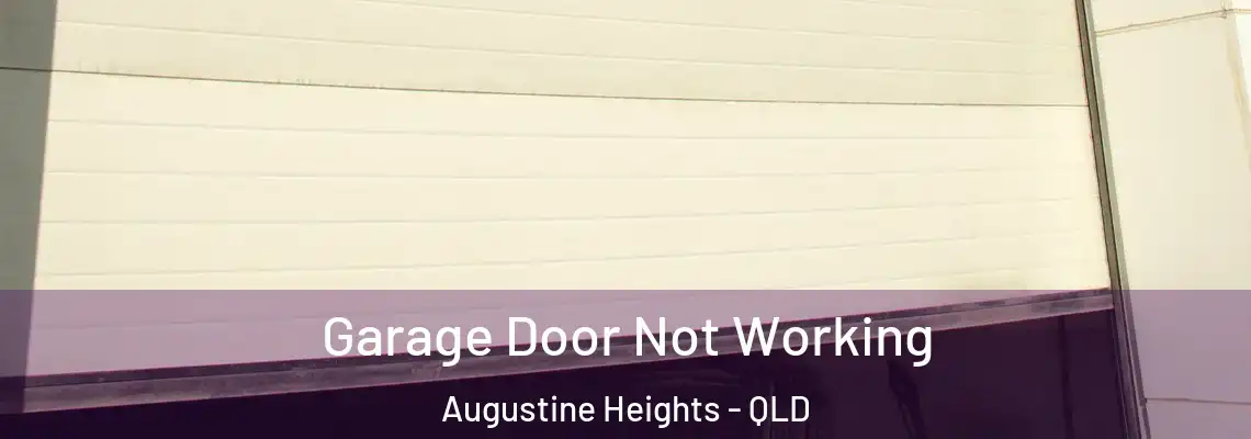 Garage Door Not Working Augustine Heights - QLD
