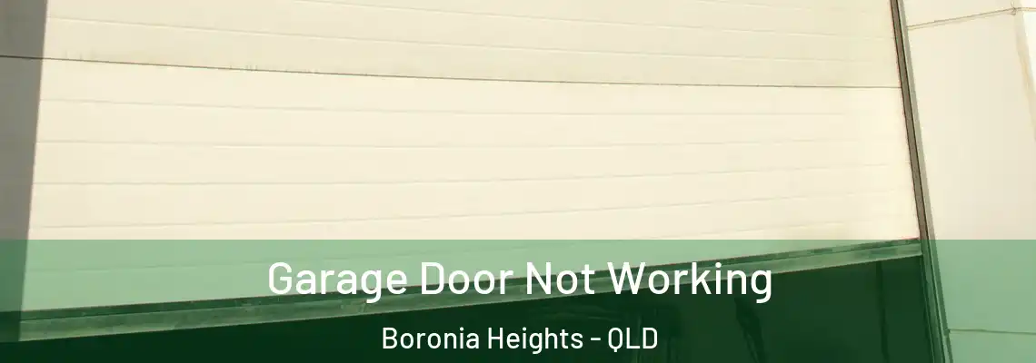  Garage Door Not Working Boronia Heights - QLD