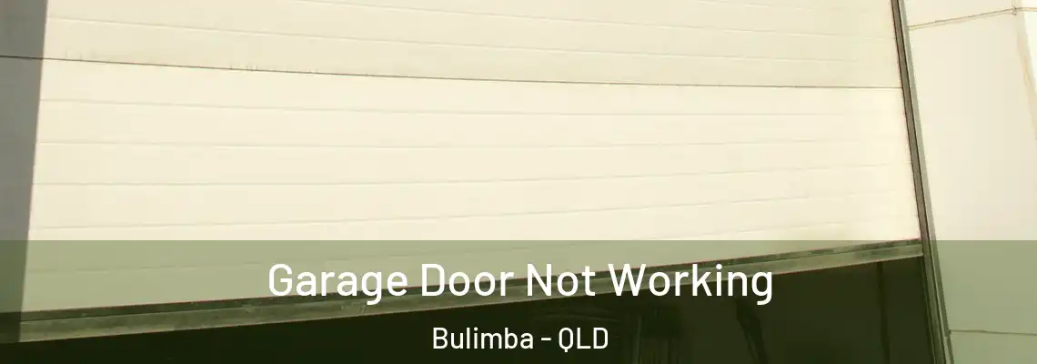  Garage Door Not Working Bulimba - QLD