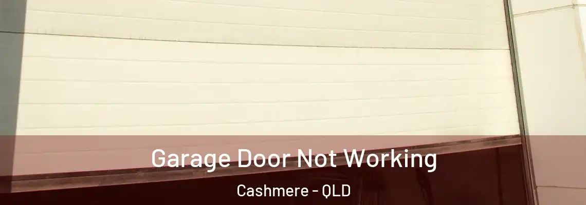 Garage Door Not Working Cashmere - QLD