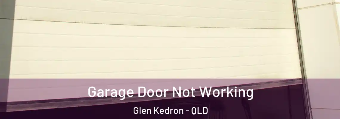 Garage Door Not Working Glen Kedron - QLD