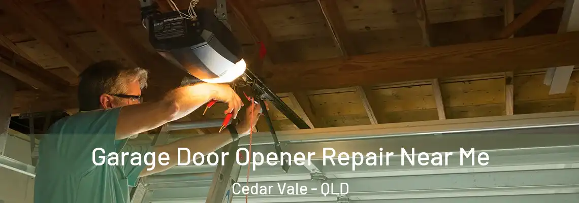 Garage Door Opener Repair Near Me Cedar Vale - QLD