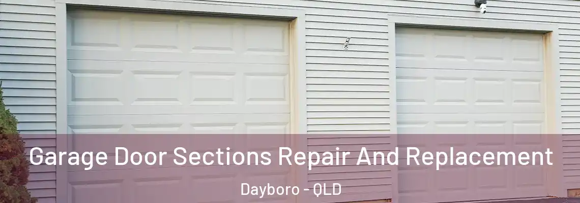Garage Door Sections Repair And Replacement Dayboro - QLD