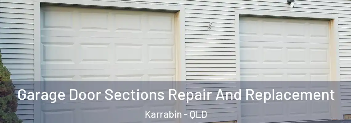 Garage Door Sections Repair And Replacement Karrabin - QLD