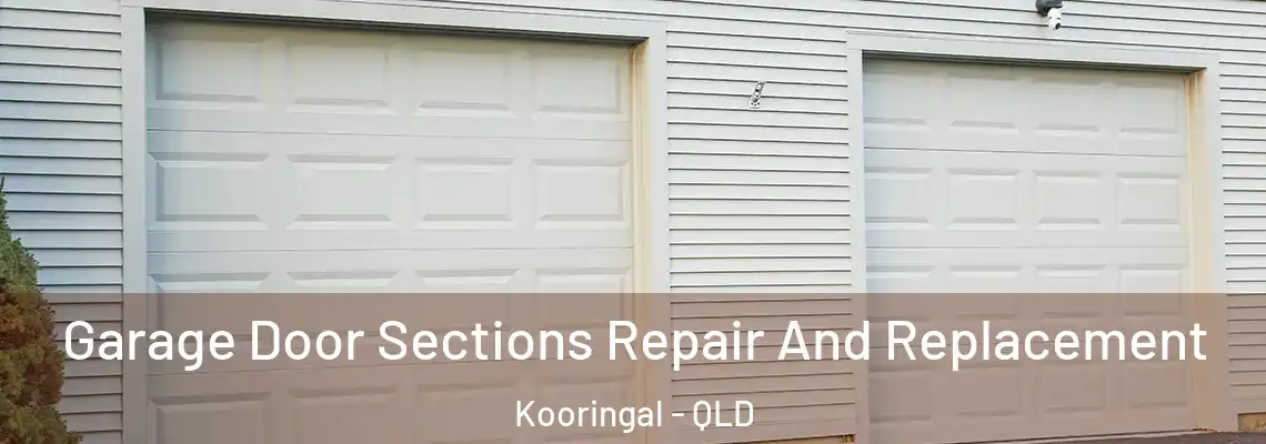 Garage Door Sections Repair And Replacement Kooringal - QLD