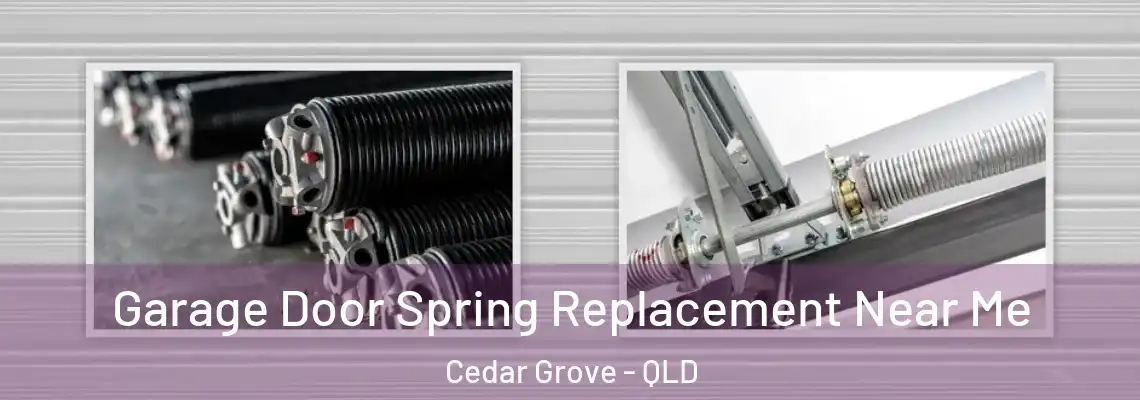  Garage Door Spring Replacement Near Me Cedar Grove - QLD