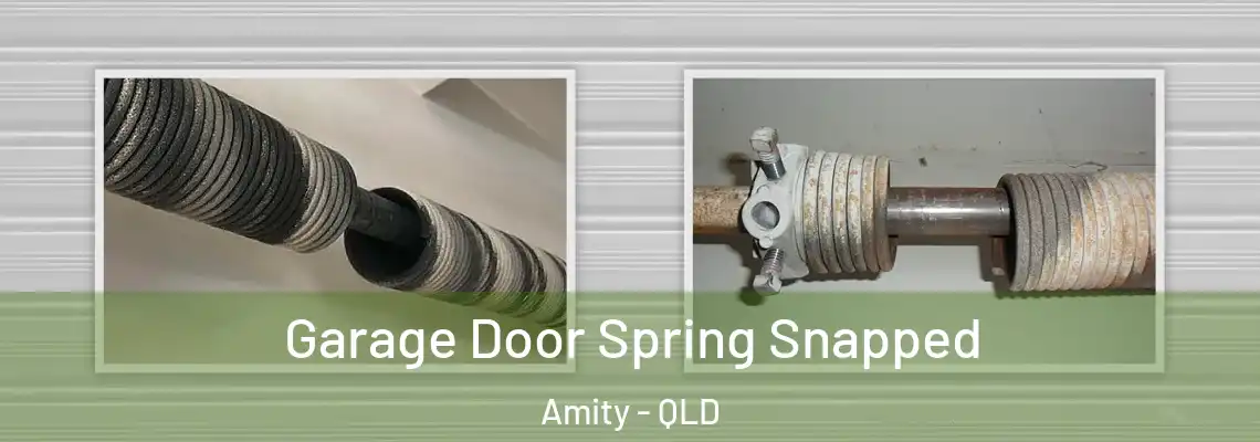 Garage Door Spring Snapped Amity - QLD
