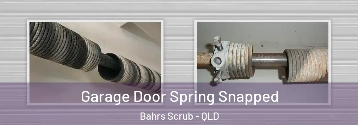  Garage Door Spring Snapped Bahrs Scrub - QLD