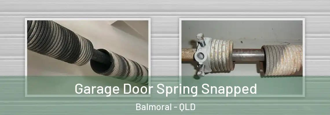 Garage Door Spring Snapped Balmoral - QLD