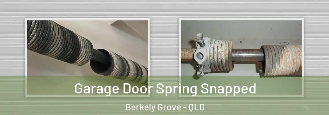  Garage Door Spring Snapped Berkely Grove - QLD