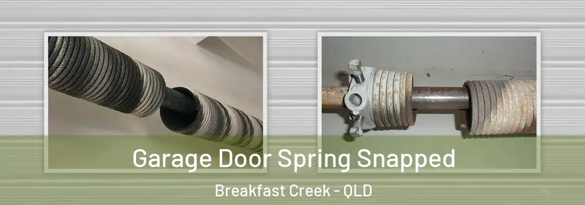  Garage Door Spring Snapped Breakfast Creek - QLD