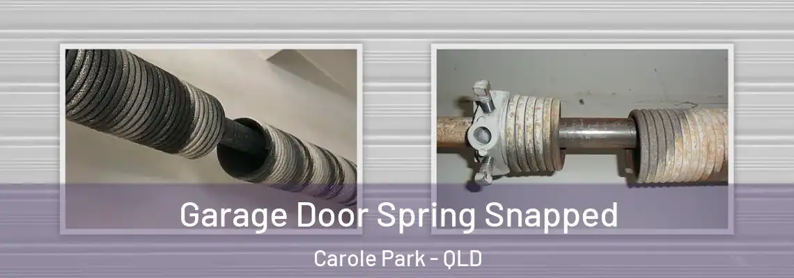 Garage Door Spring Snapped Carole Park - QLD