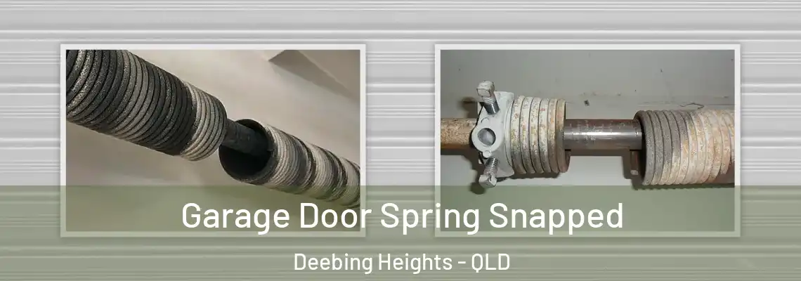 Garage Door Spring Snapped Deebing Heights - QLD