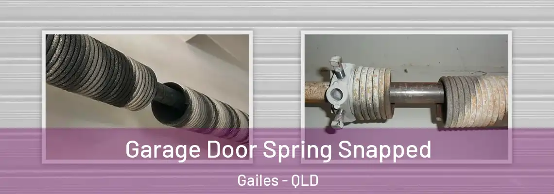 Garage Door Spring Snapped Gailes - QLD