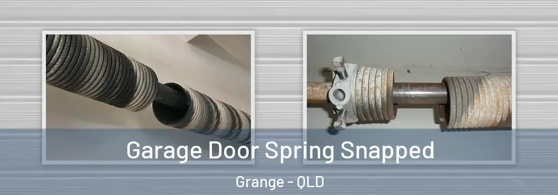 Garage Door Spring Snapped Grange - QLD