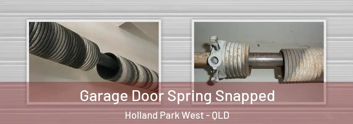 Garage Door Spring Snapped Holland Park West - QLD