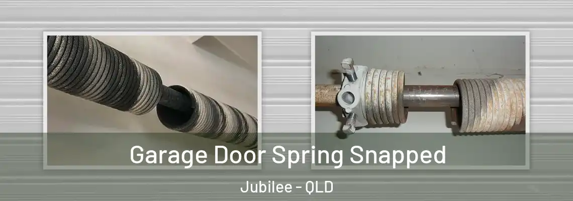  Garage Door Spring Snapped Jubilee - QLD