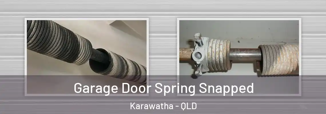  Garage Door Spring Snapped Karawatha - QLD