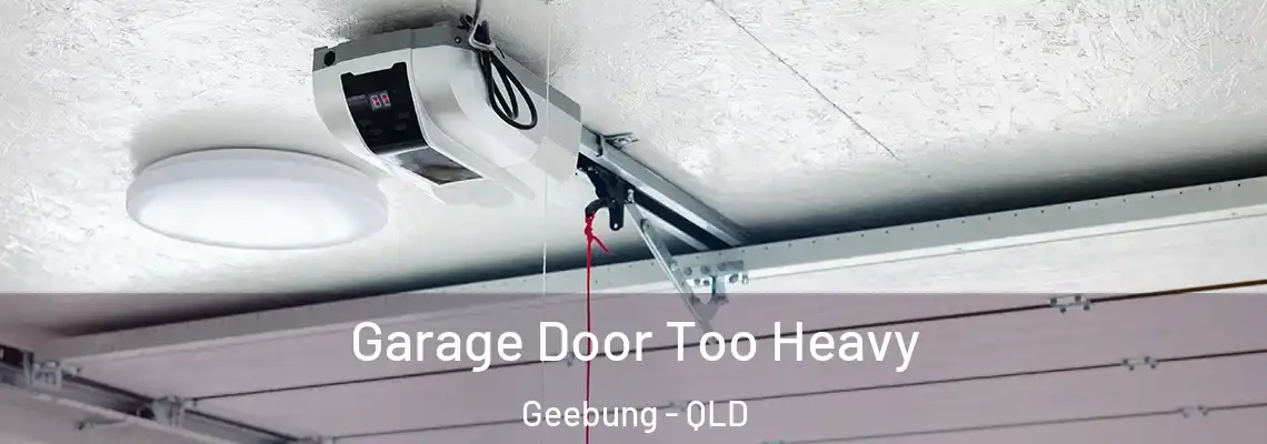 Garage Door Too Heavy Geebung - QLD