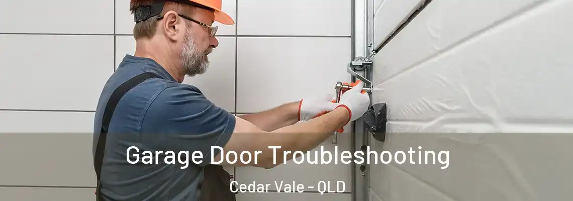 Garage Door Troubleshooting Cedar Vale - QLD