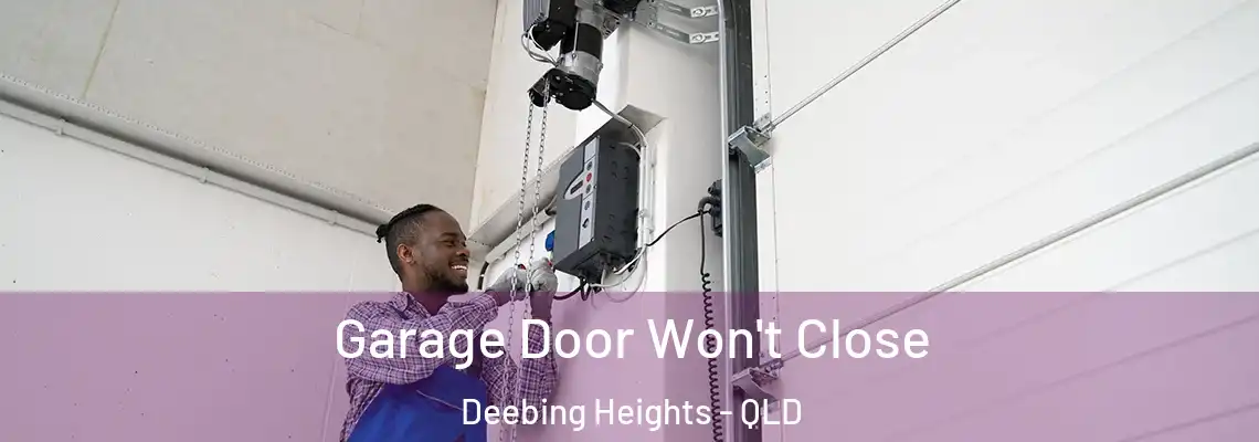 Garage Door Won't Close Deebing Heights - QLD