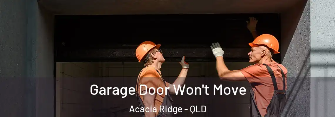  Garage Door Won't Move Acacia Ridge - QLD