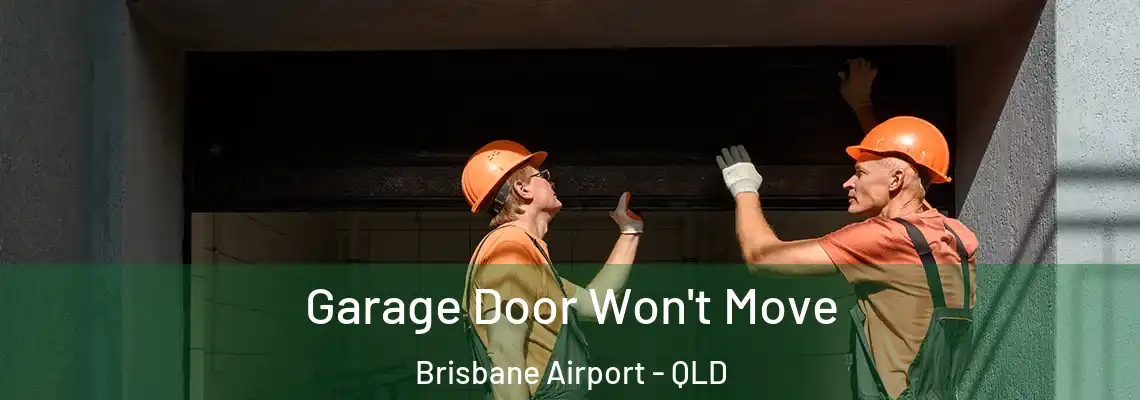 Garage Door Won't Move Brisbane Airport - QLD