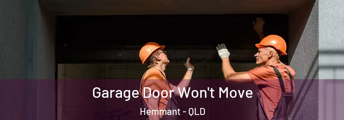Garage Door Won't Move Hemmant - QLD