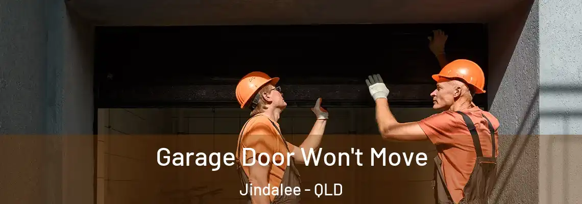 Garage Door Won't Move Jindalee - QLD