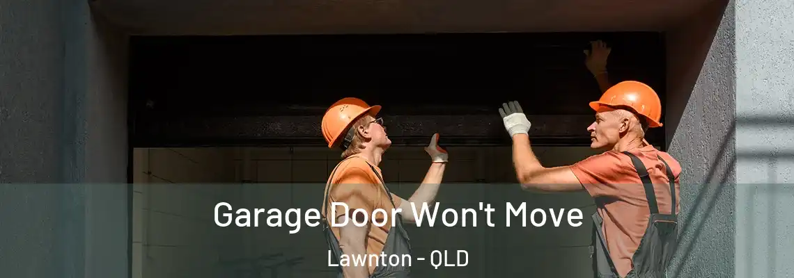 Garage Door Won't Move Lawnton - QLD