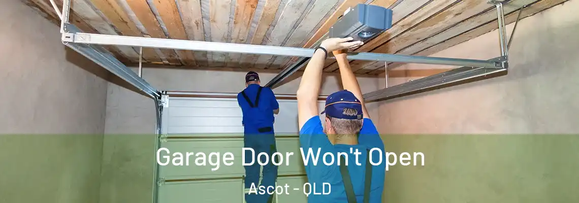Garage Door Won't Open Ascot - QLD