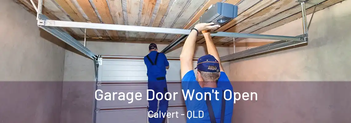  Garage Door Won't Open Calvert - QLD