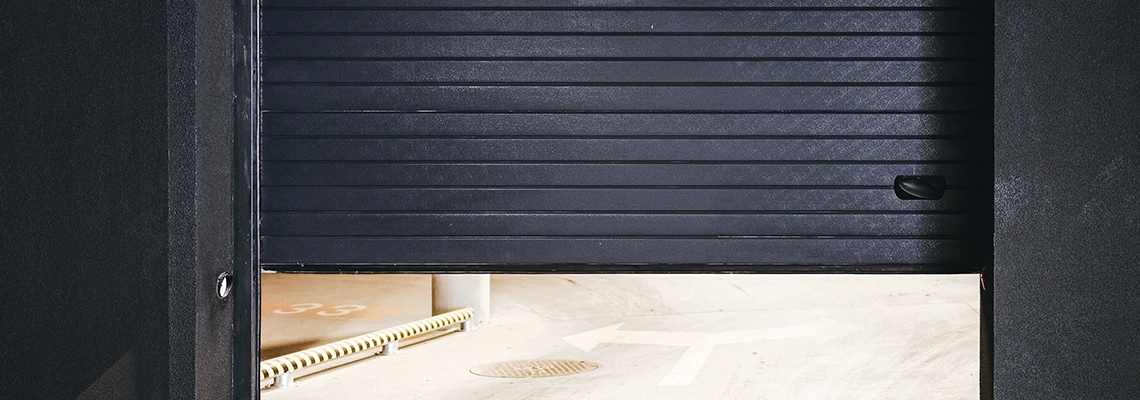 Residential Black Garage Door Installation in Capalaba, QLD