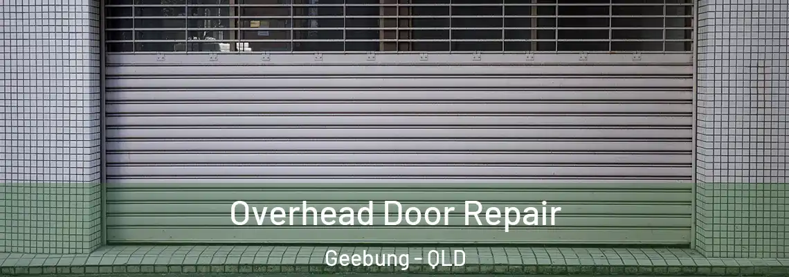 Overhead Door Repair Geebung - QLD